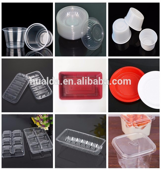 Wegwerfplastikschalen-Produkt-Deckel Thermoforming, das Maschinerie herstellt