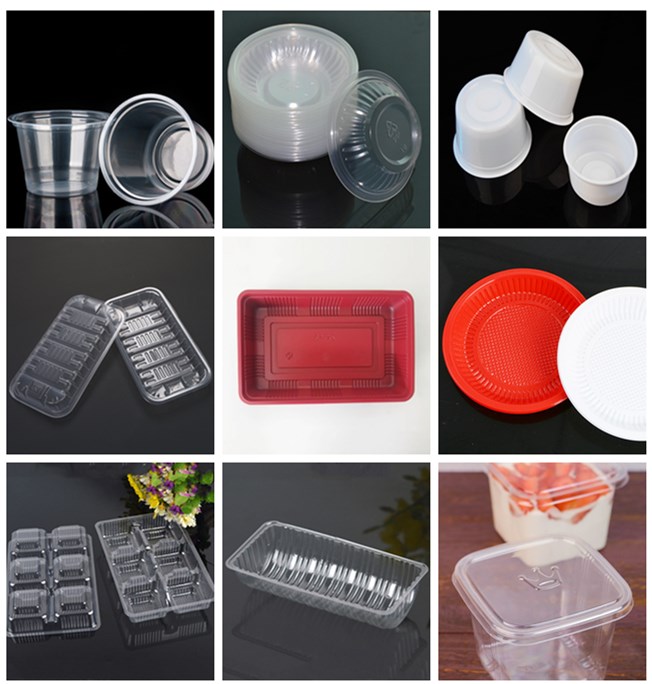 STREICHELN Sie thermoforming Wegwerfglas- und Plattenmaschine mit gutem Preis