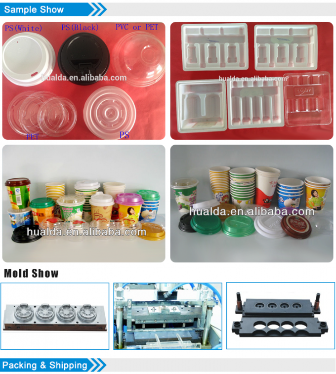 Großverkauf-Superqualität der Fabrik fertigte den thermoforming Kaffeetassedeckel der Maschinenplastikschale/besonders an, der Maschine herstellt