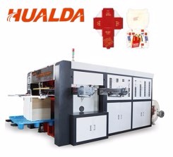Brotdose-Papierschalen-Verpackungsmaschine HLD - D1200 eine Jahr-Garantie