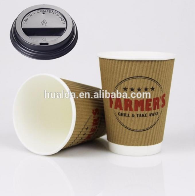 China-billige Mitnehmerpapiernahrungsmittelschüssel mit Plastikdeckel