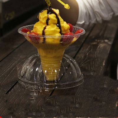 Pp.-Eiscreme-Plastikschale, die Blatt Maschine ABCs/ENV PLC-Temp-Steuerung macht fournisseur