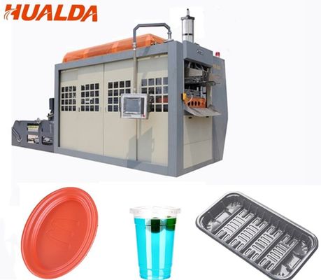 Wegwerfplastikschale, die Maschine 25 bildet - 35 streichen,/minimale Kapazität PLC-Steuerung fournisseur