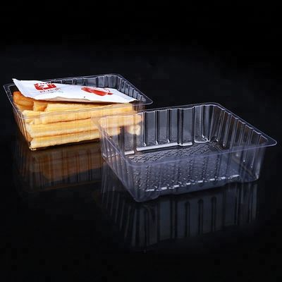 Pommesfrites brechen die Kunststoffschale ab, die Maschine herstellend verpackt fournisseur
