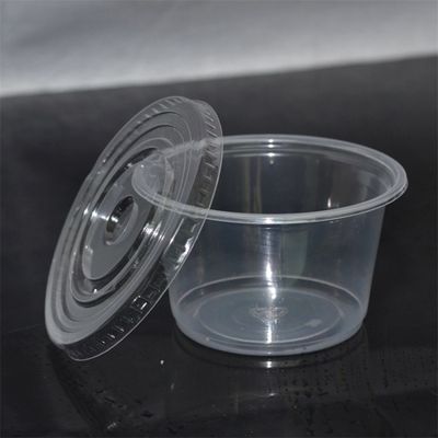 Mini umweltfreundliche pp.-transparente Plastikwegwerfsoßenschale mit Deckelabdeckung fournisseur